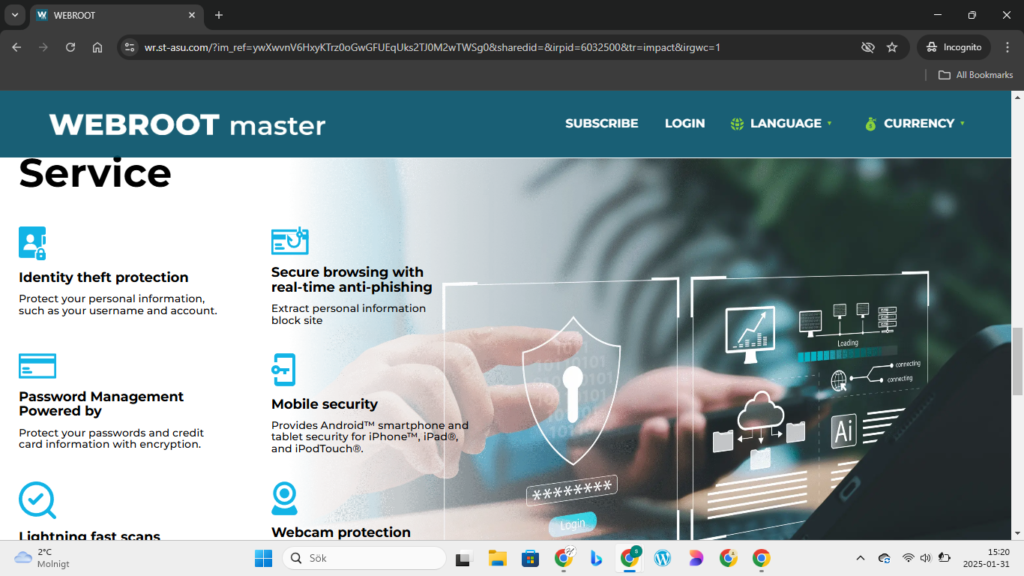 webroot master
Ease of Installation & Setup
